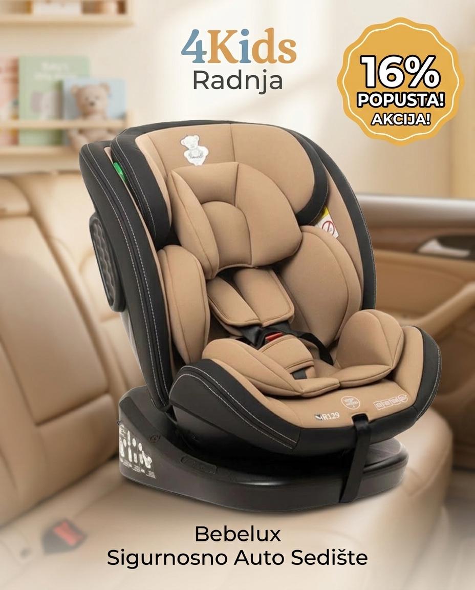 BBO Nexus auto sedište i-Size Beige, 40 - 150 cm BBO Nexus auto sedište i-Size Beige, 40 - 150 cm